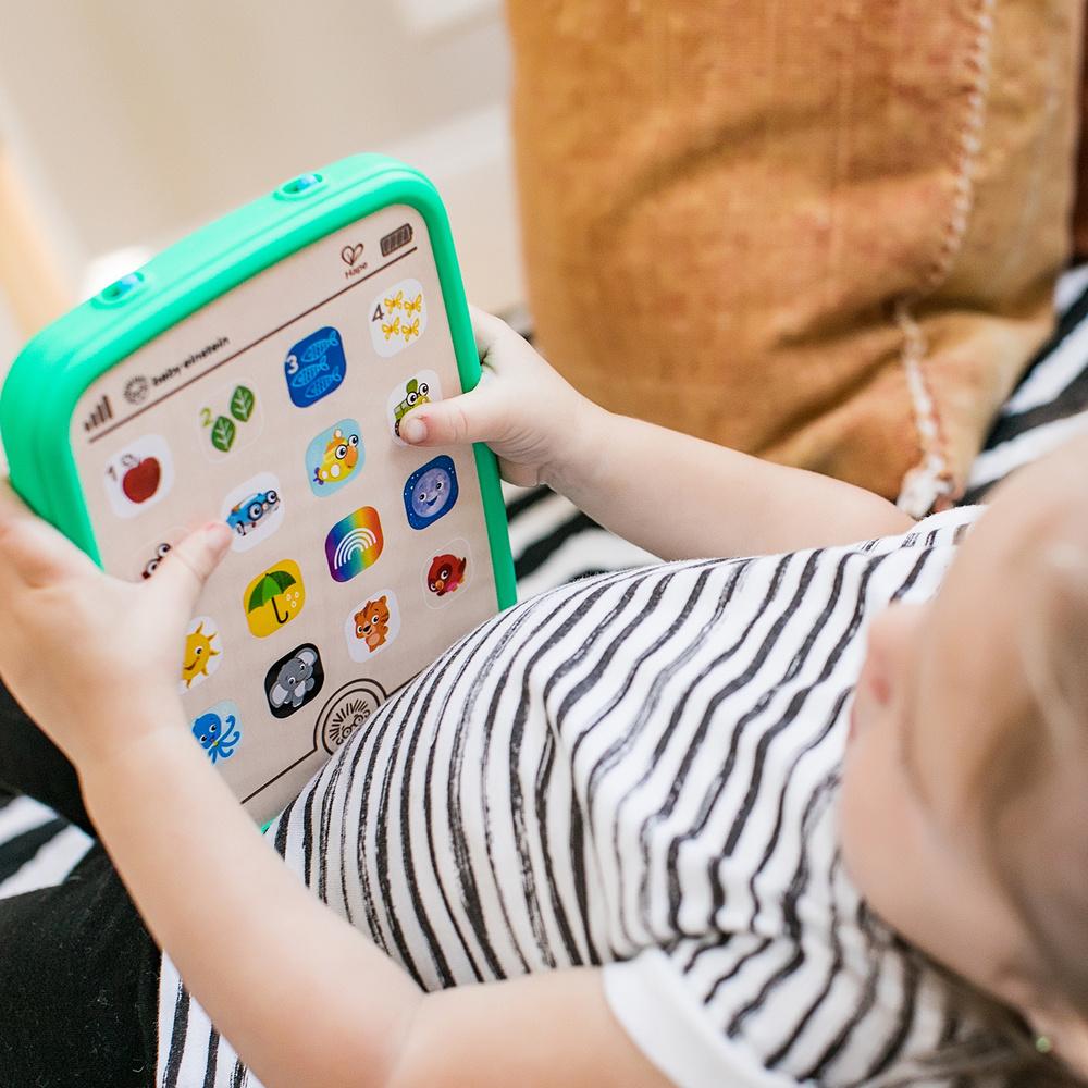 Музыкальная развивающая игрушка для малышей "Планшет", 150 мелодий и звуков, 3 языка, сенсорный