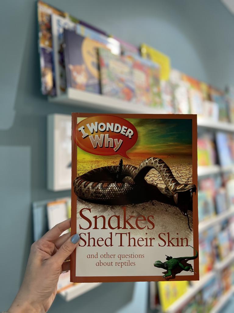 I wonder why/ Snakes shed their skin