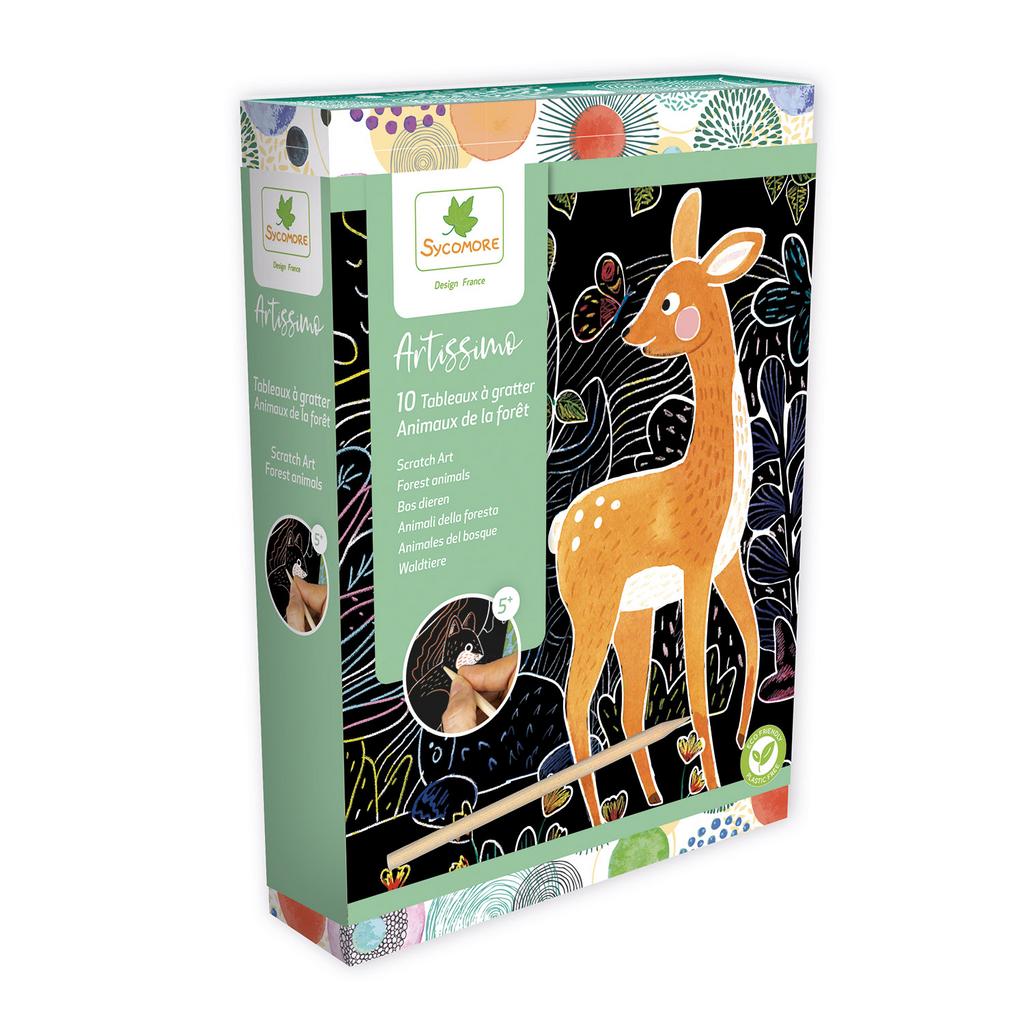 Набор для скретчинга  «Лесные животные»