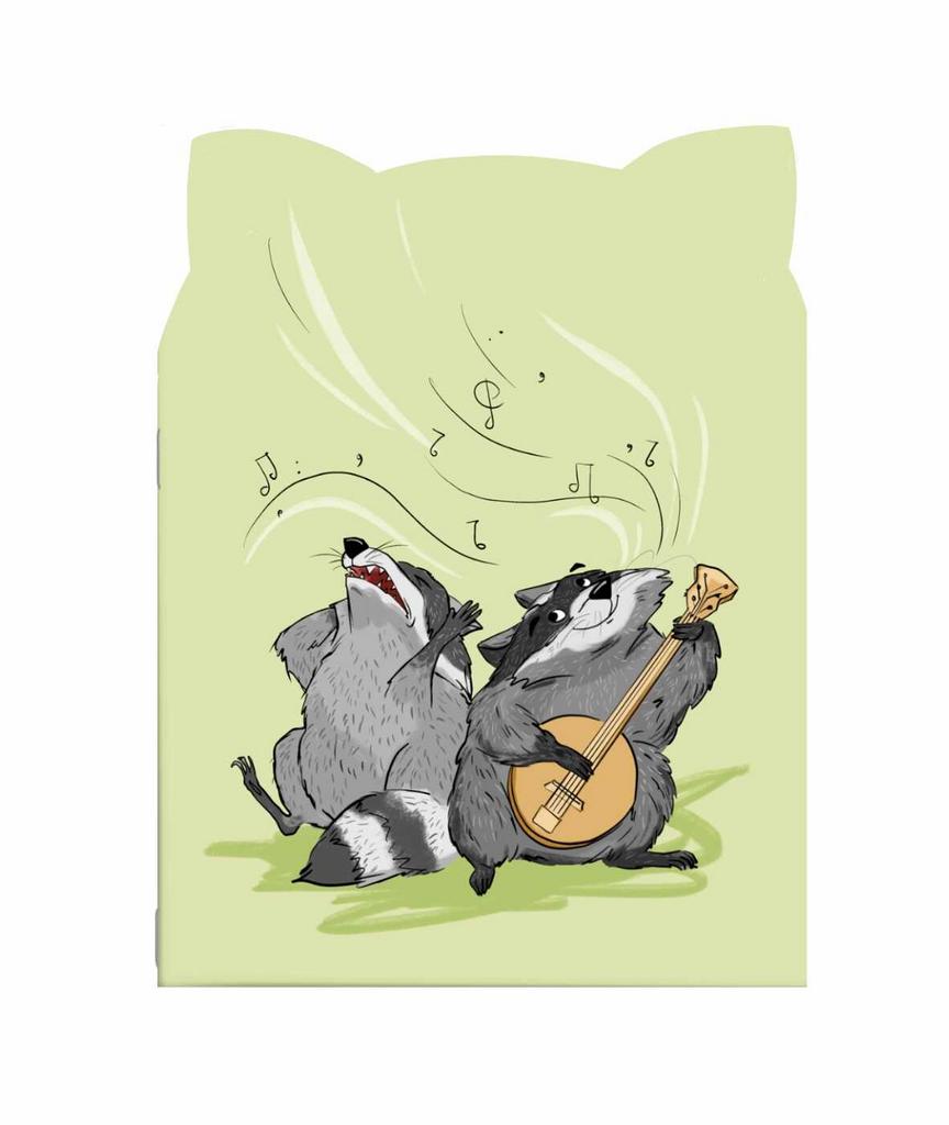 Блокнот, 120х170 мм, 32 л/ Музыкант