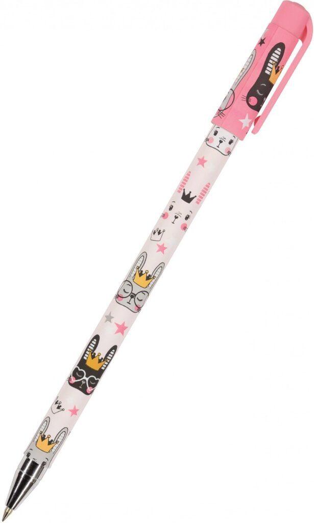 Ручка шар. BV "HappyWrite. Зайка" 0.5мм, синяя