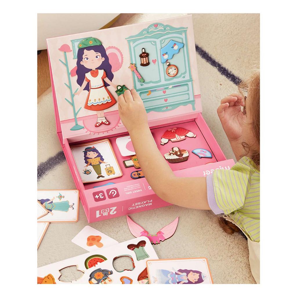 Магнитный пазл фантазаер "Милая девочка"
