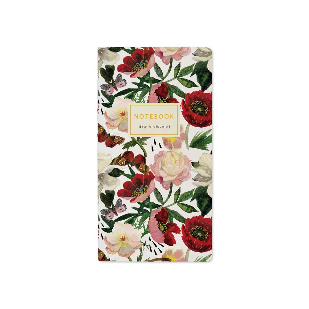 Блокнот BrunoVisconti А6 "ПИОНЫ" 30 л., клетка