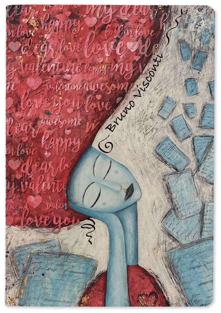 Тетрадь BrunoVisconti, А5, "LOVE YOU" 40 л, клетка