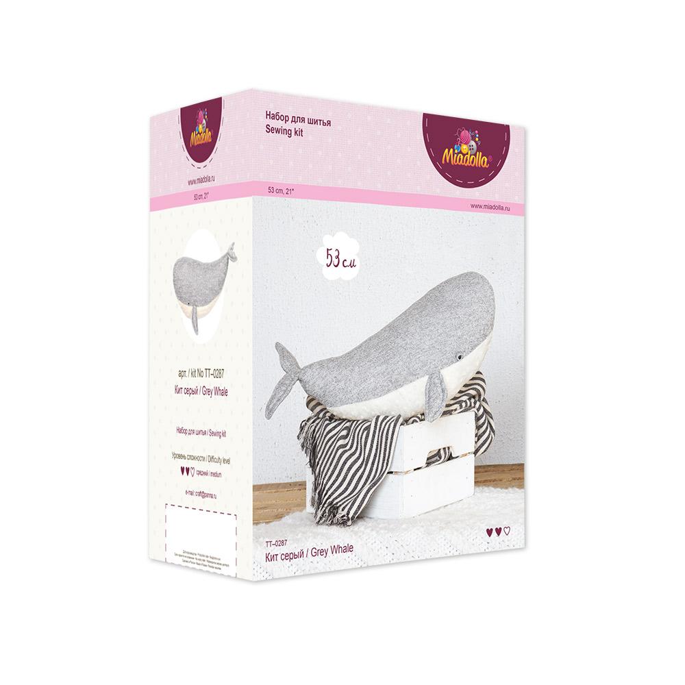 Набор для шитья  Кит серый
