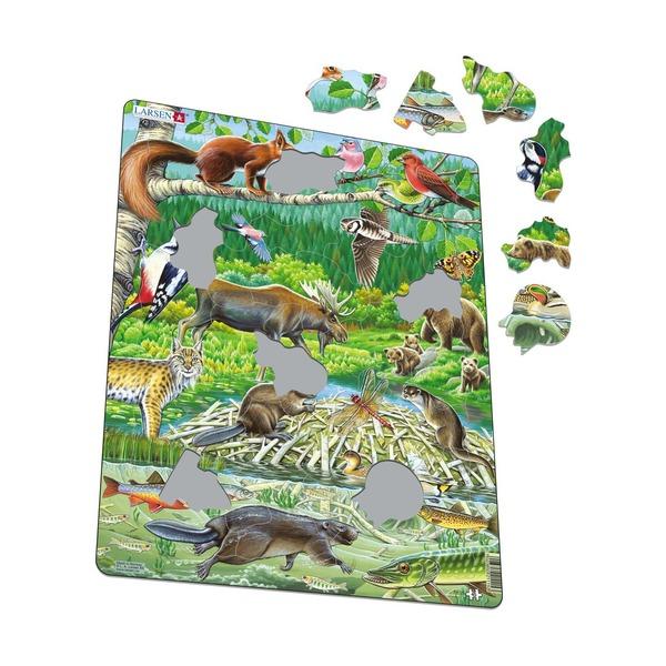 Пазл «Северный лес», 45 эл.