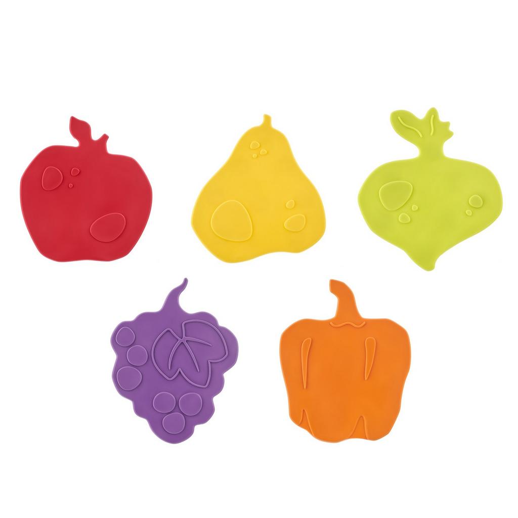 Набор игрушек для ванны мини-коврики FRESH MIX, 5 шт