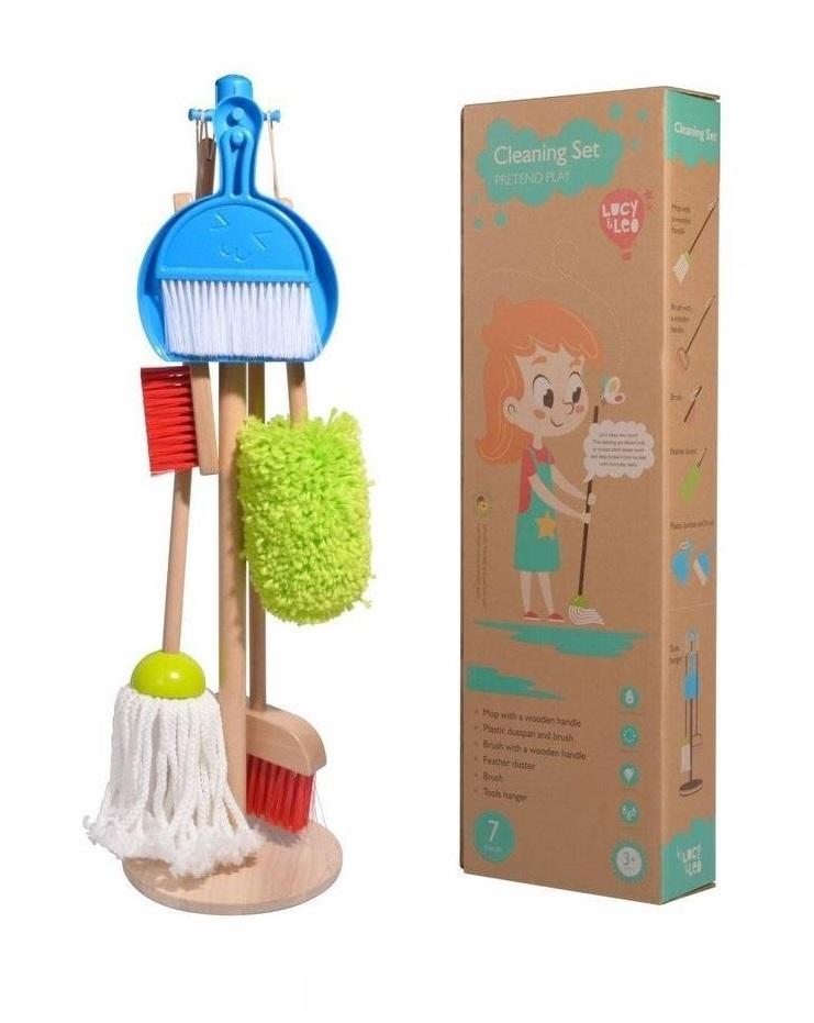 Игровой набор для уборки (дерево)