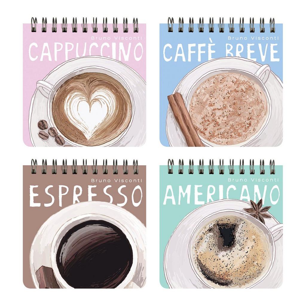 Блокнот 105*105мм пласт.обл. 60л "Pocket journal. Счастье в кофе" точка