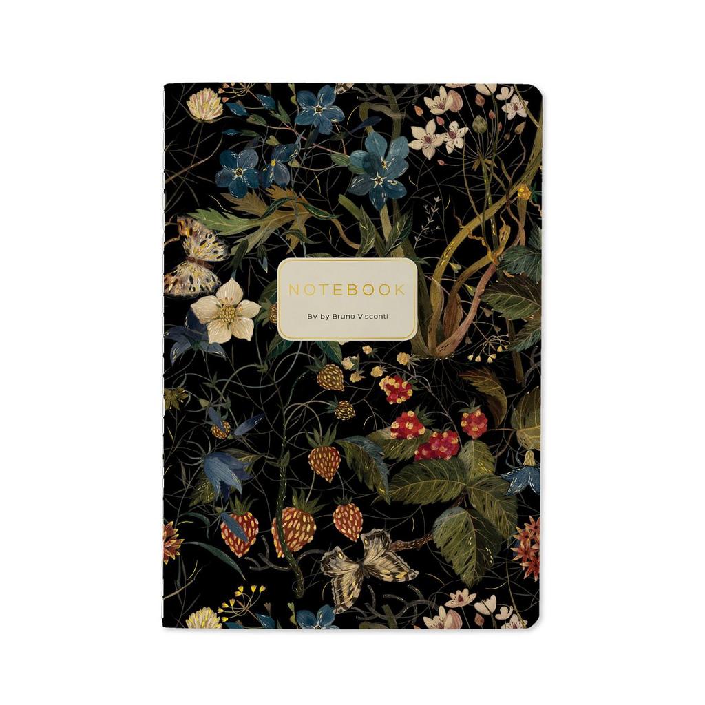 Записная книжка А5 40л. картон, сшивка "Лесные ягоды" кл.