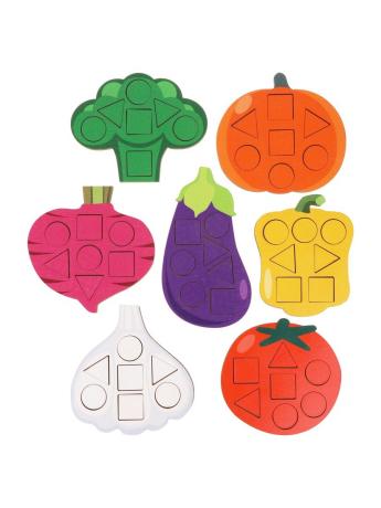 ИГРУШКА РАЗВИВАЮЩАЯ ВКЛАДЫШИ.МОЗАИКА ОВОЩИ