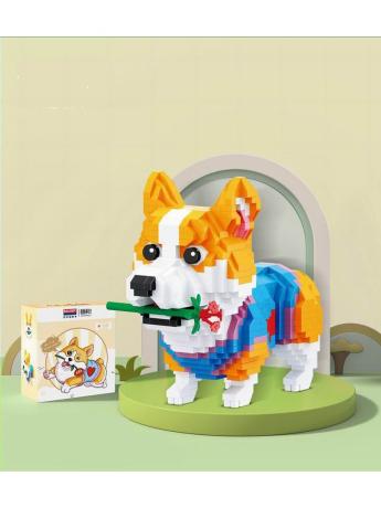 КОНСТРУКТОР КОРГИ В КОФТОЧКЕ, МИНИ БЛОКИ, 997 ДЕТ., КОРОБКА