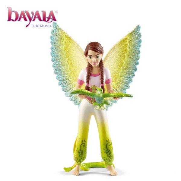 Фигурка Schleich Эльф Сурах и попугай Куак