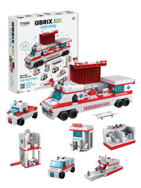 КОНСТРУКТОР KIDS СКОРАЯ ПОМОЩЬ