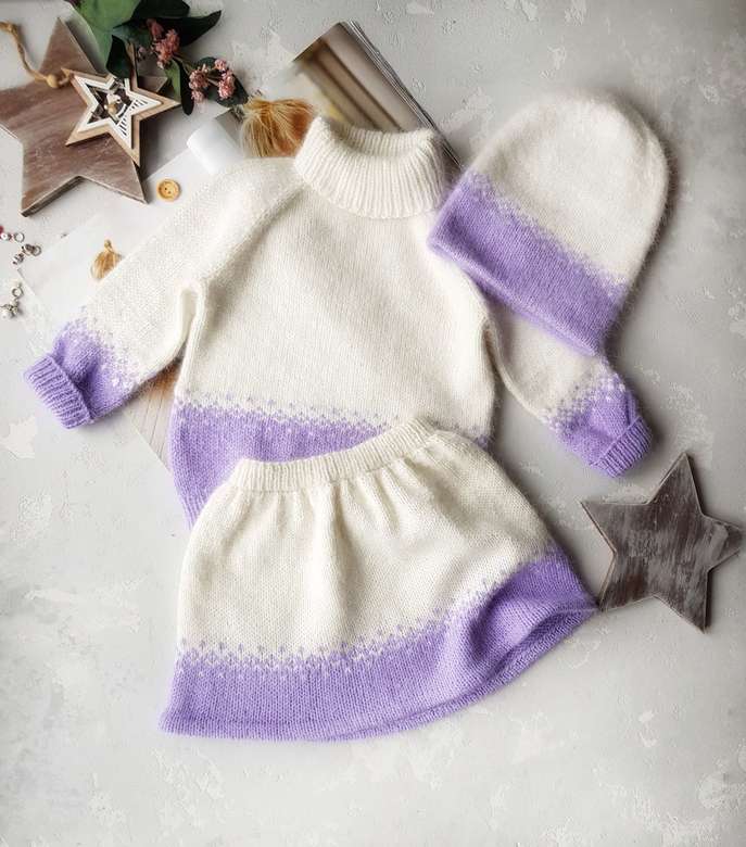 Trio #COLORFUL_SWEATER_33HELGA + #MY_BEANIE_HAT_33HELGA + #Dancing_skirt_33helga