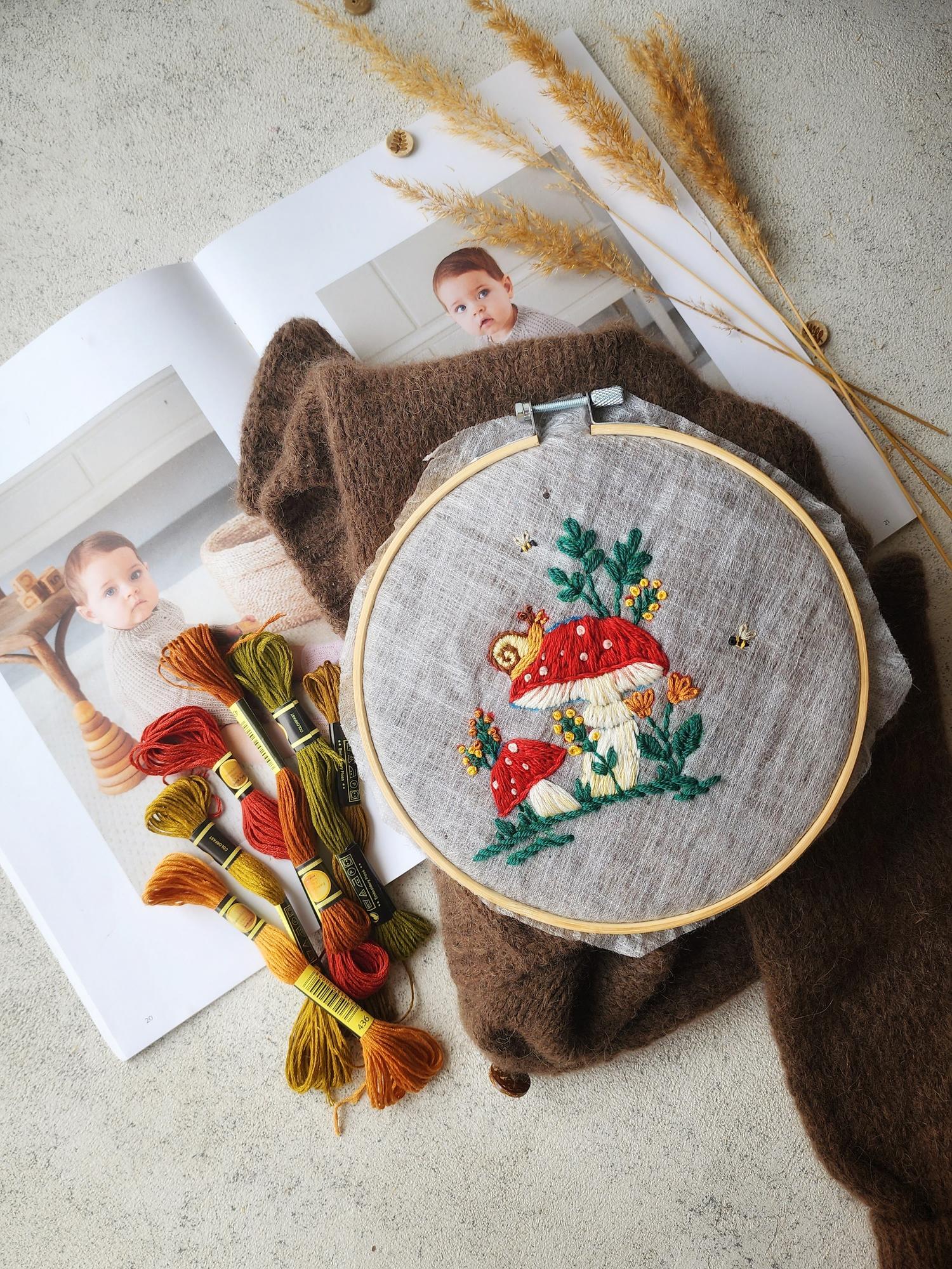 #Вышивка МУХОМОР