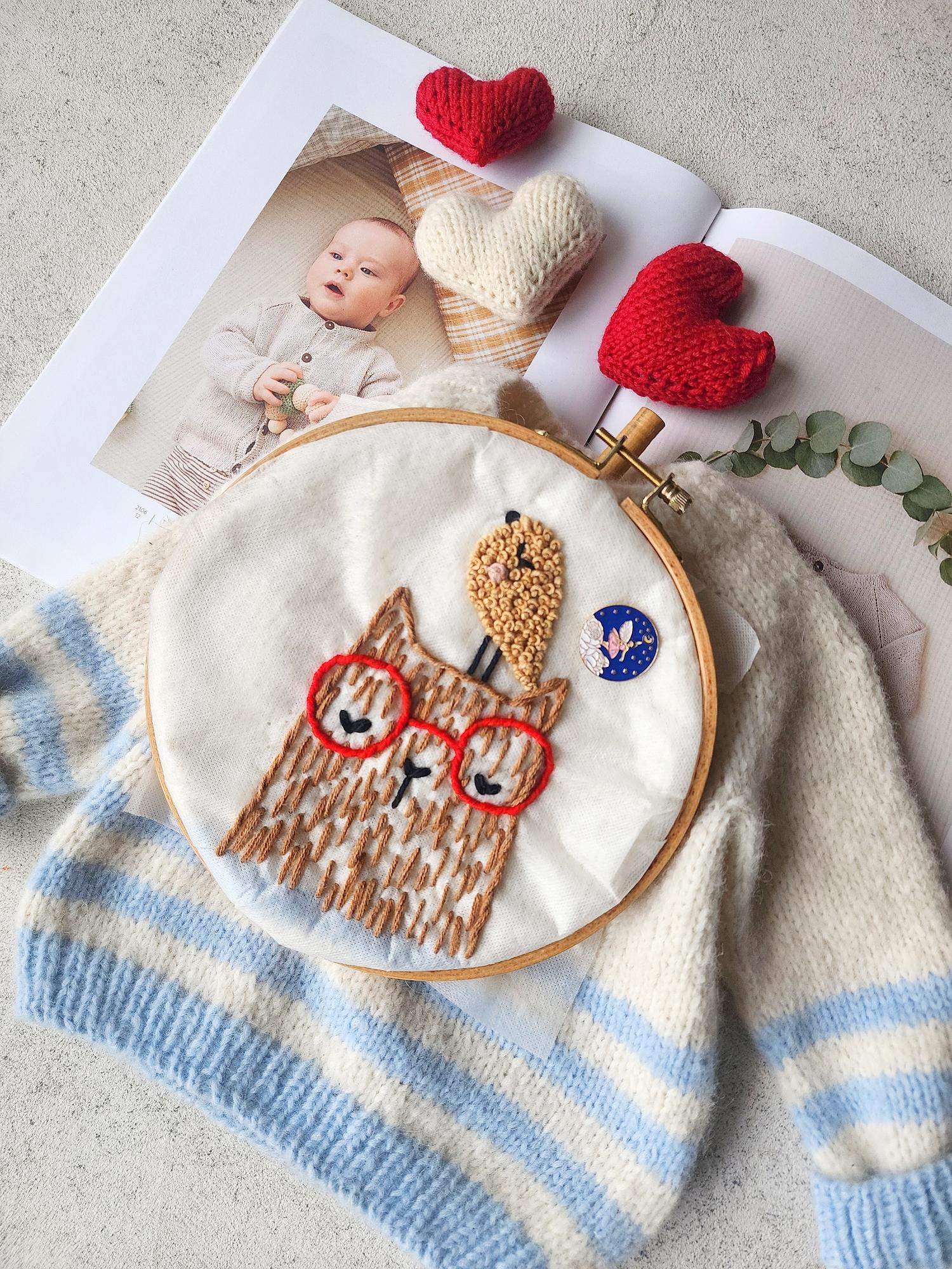 #Вышивка КОТ