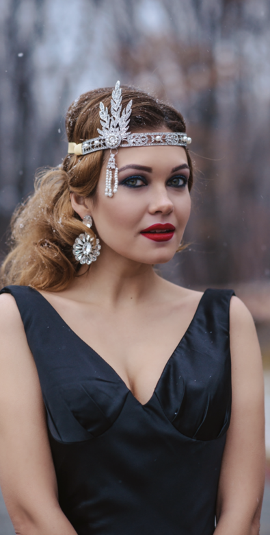 Украшение в голову серебро