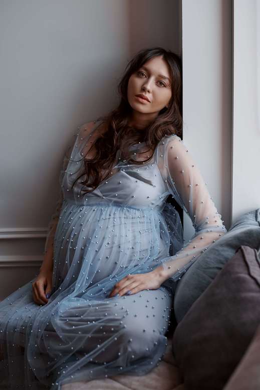 Комплект платье с накидкой из бусин