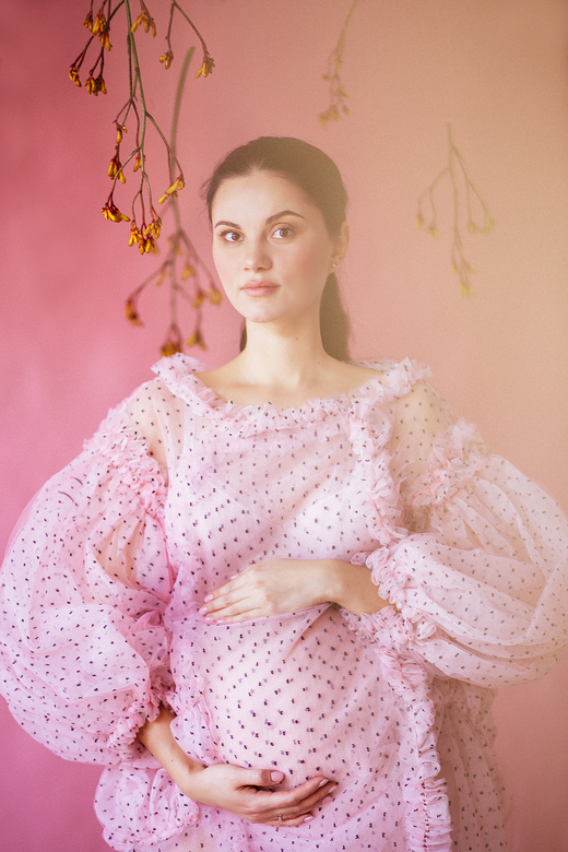 Зефирное будуарное платье