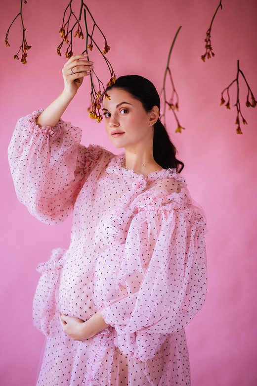 Зефирное будуарное платье