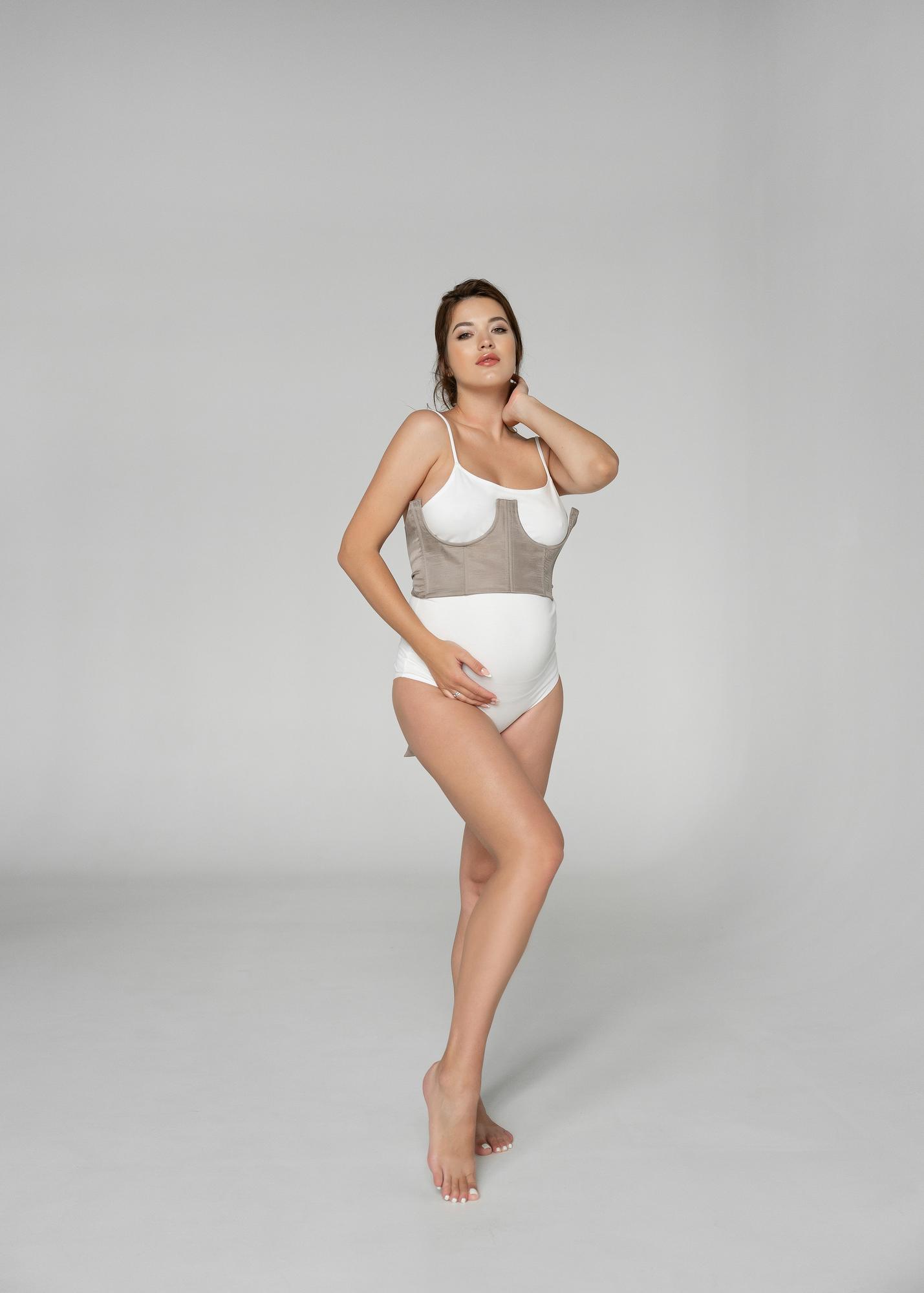 Пояс широкий корсетный