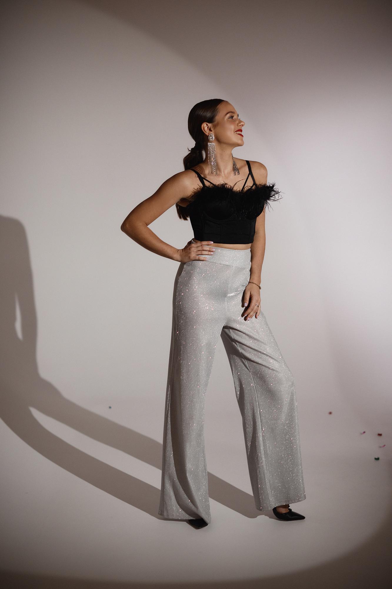 Серебряные брюки