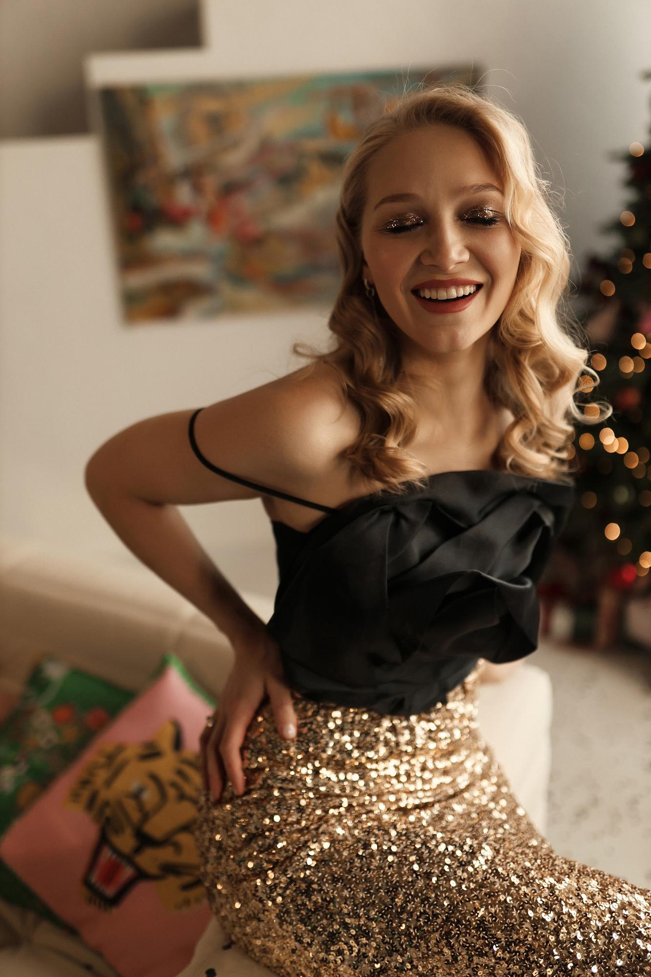 Черный топ органза цветок тонкая лямка