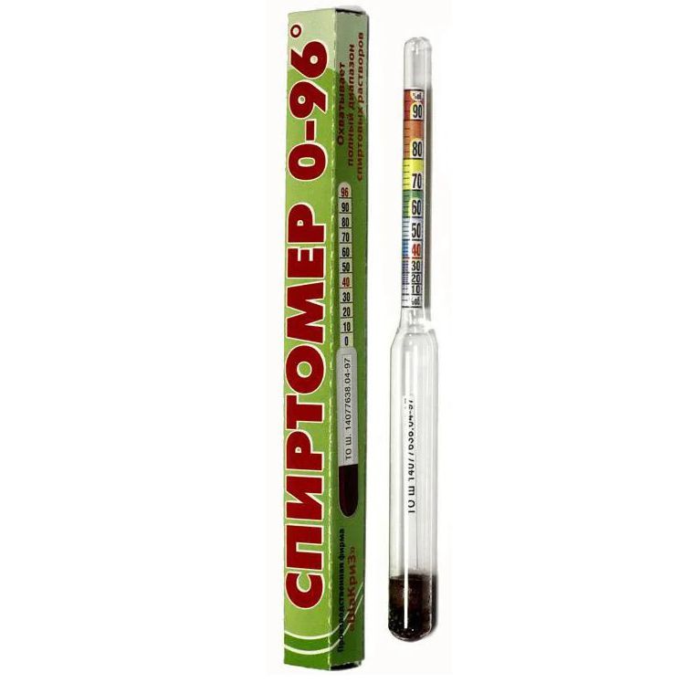 Спиртомер бытовой 0-96%