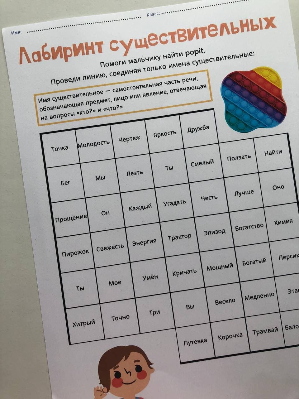 Лабиринты частей речи