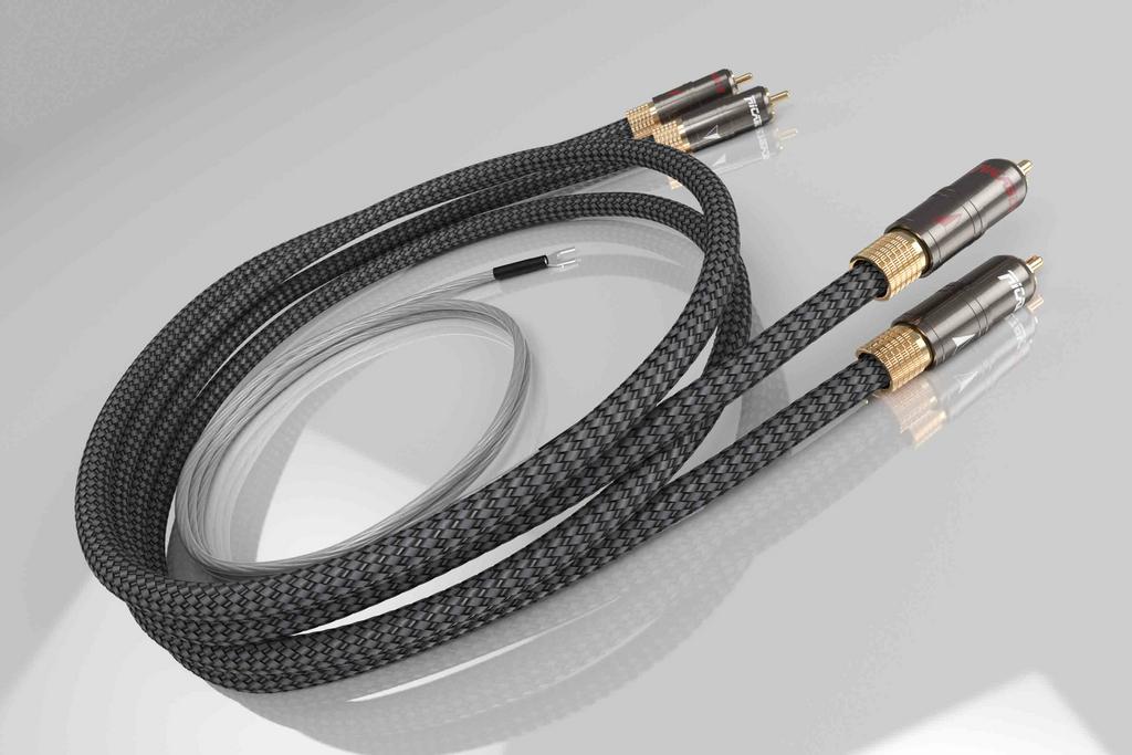 Кабель межблочный аудио Ricable Magnus Turntable RCA 2 x 0,5 m