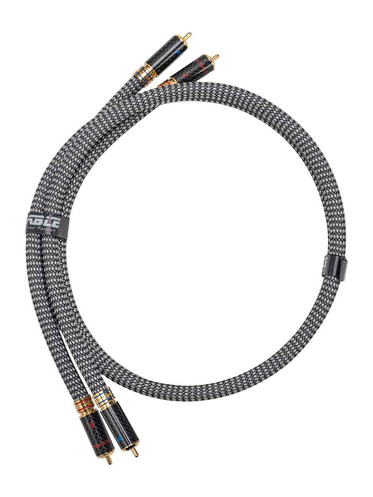 Кабель межблочный аудио Ricable Invictus Signal RCA Reference 2 x 0,5 m