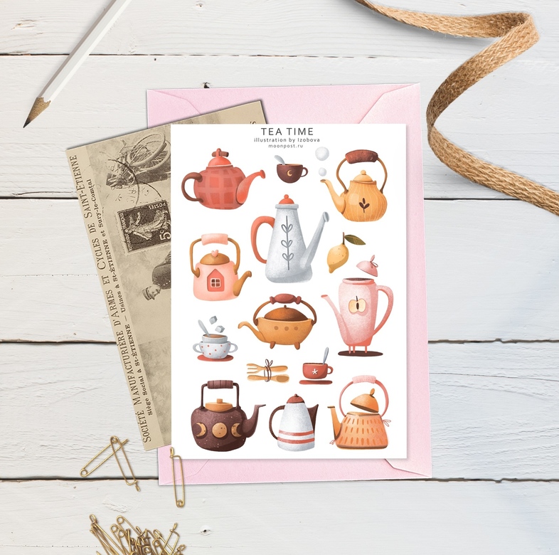 Стикерпак «Tea Time»