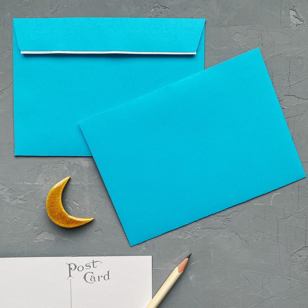 Конверт С6 «Голубой»