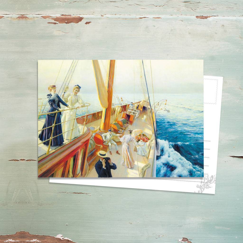 «Плавание на яхте по Средиземному морю» Юлиус Леблан Стюарт