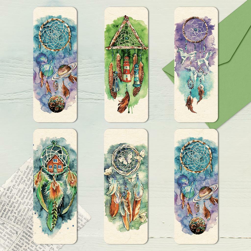 Набор закладок из дизайнерского картона «Ловцы снов»
