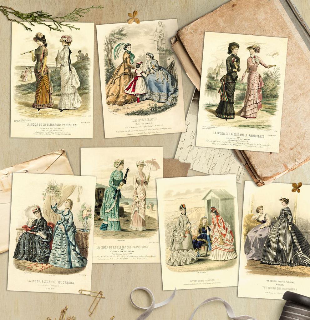 Набор почтовых открыток «Elegance of Fashion»