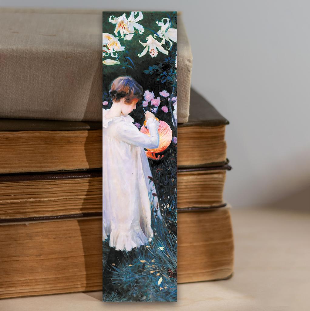 Книжная закладка «Китайские фонарики»