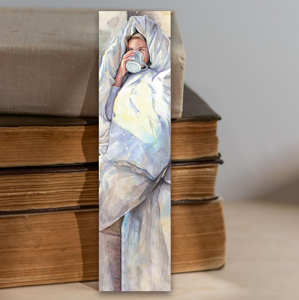 Книжная закладка «Stay home»