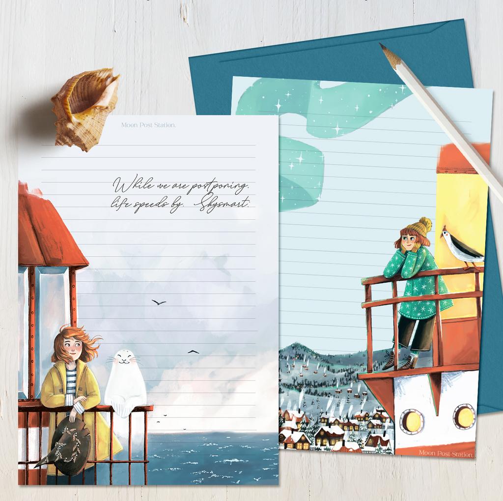 Бумага для писем «Приключения Агаты»