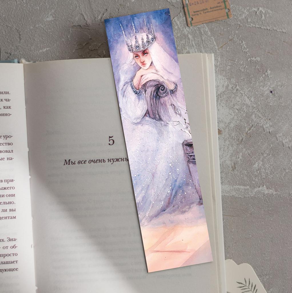 Книжная закладка «Снежная королева»
