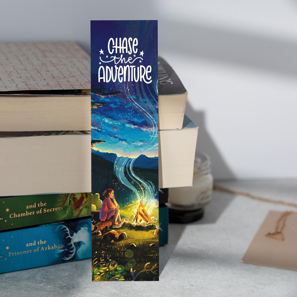 Книжная закладка «Chase the adventure»