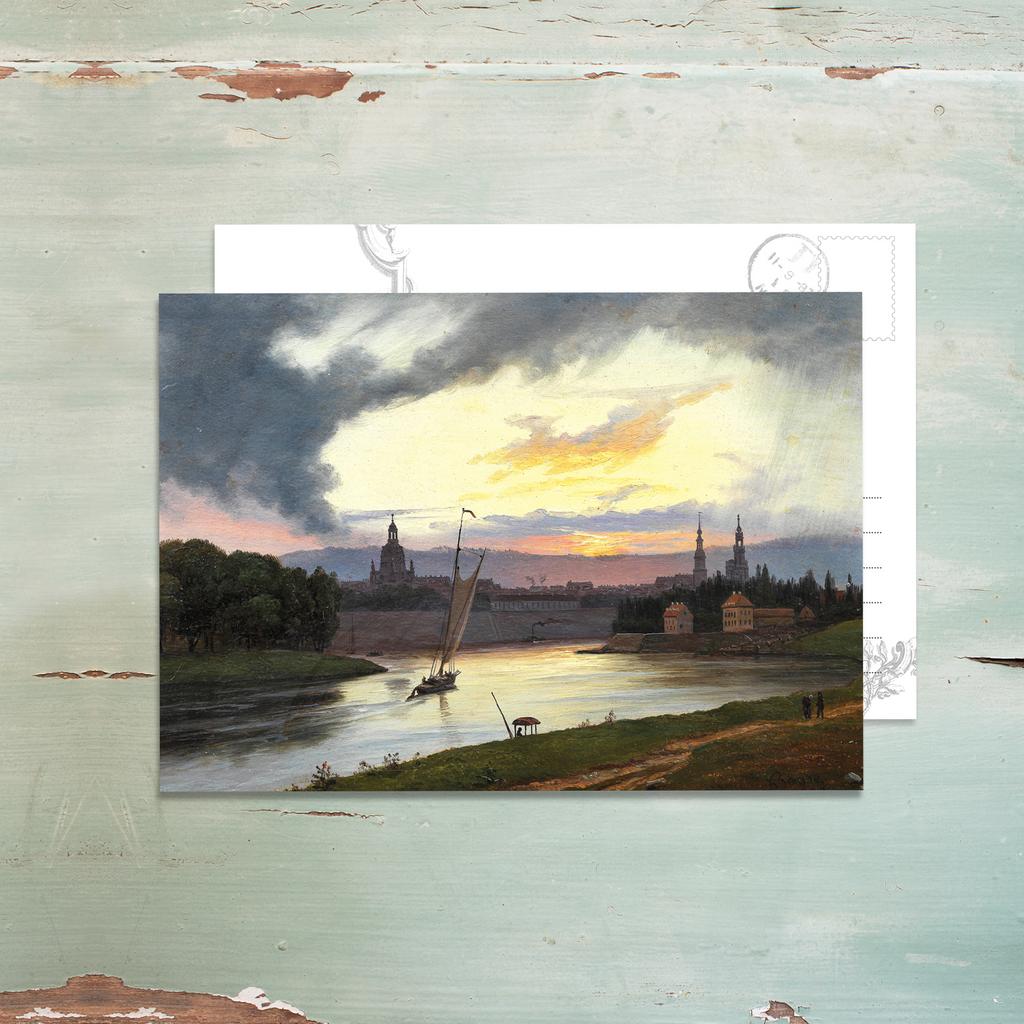 «Дрезден на закате» – Кнут Бааде