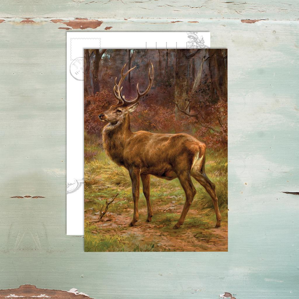 «Олень в осеннем пейзаже» – Роза Бонер