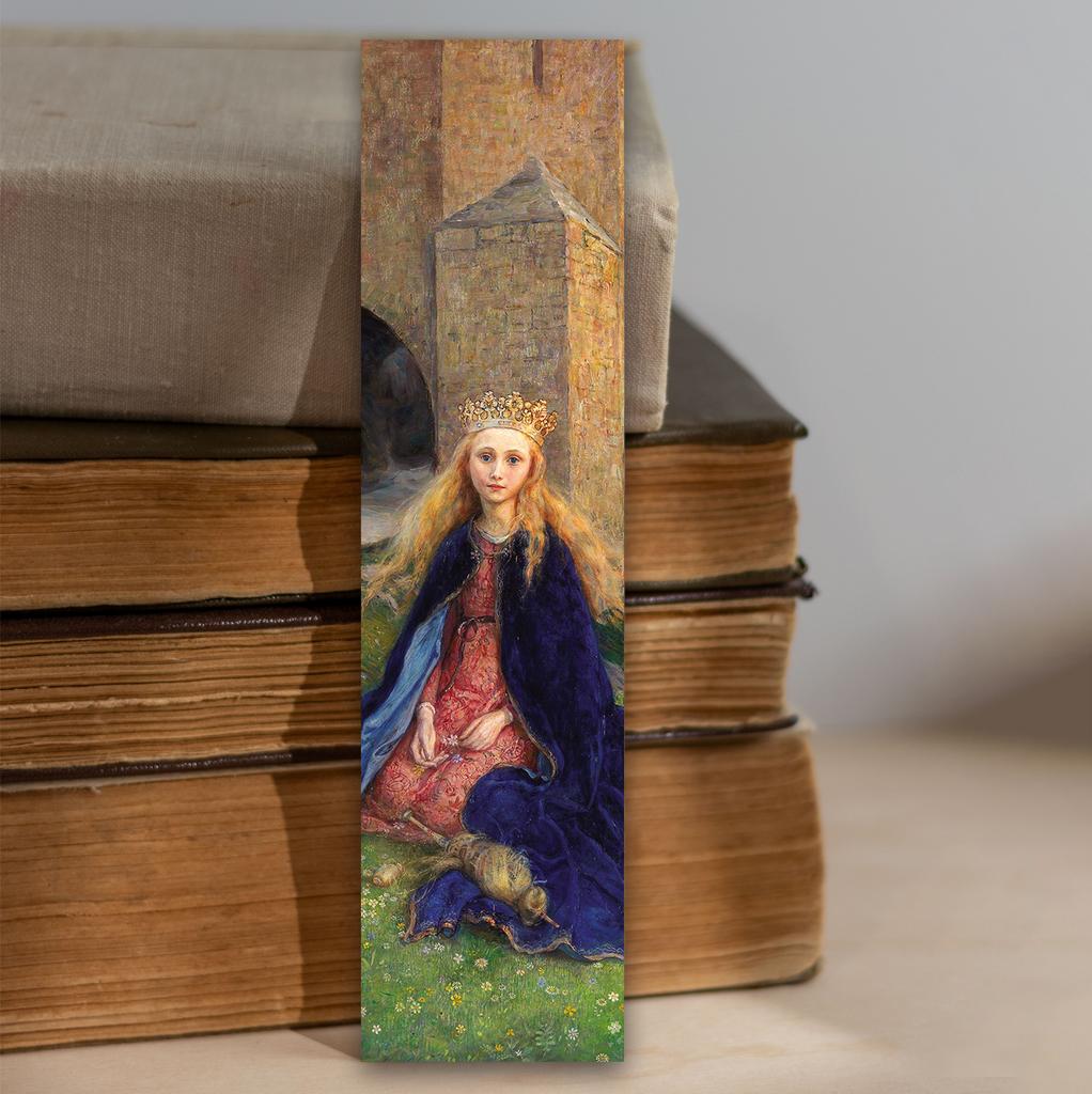 Книжная закладка «Принцесса с веретеном»