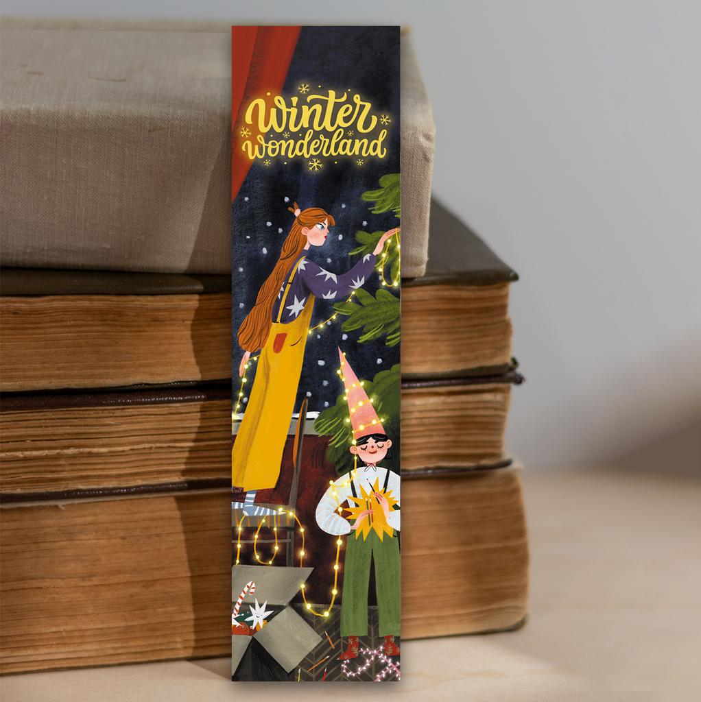 Книжная закладка «Winter wonderland»