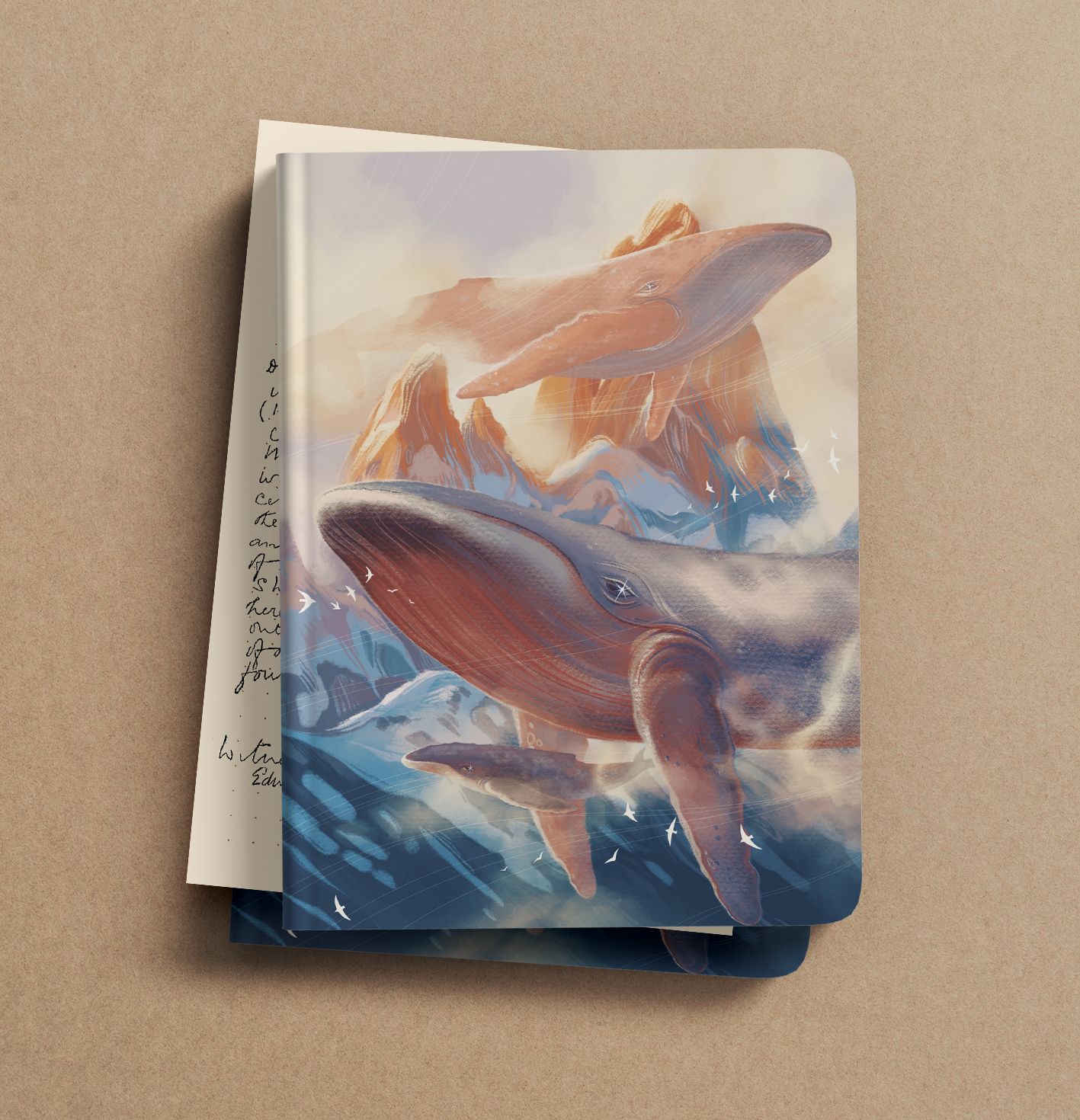 Блокнот в точку «Mountain whales»