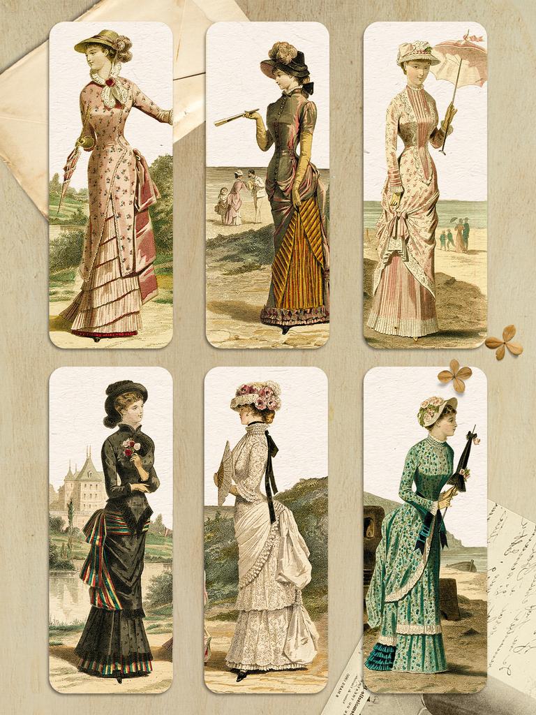 Набор закладок из дизайнерского картона «La moda»