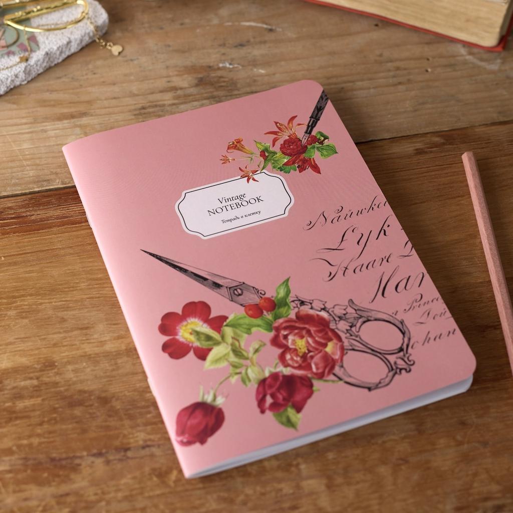 Тетрадь в клетку «Scissors» формат А5