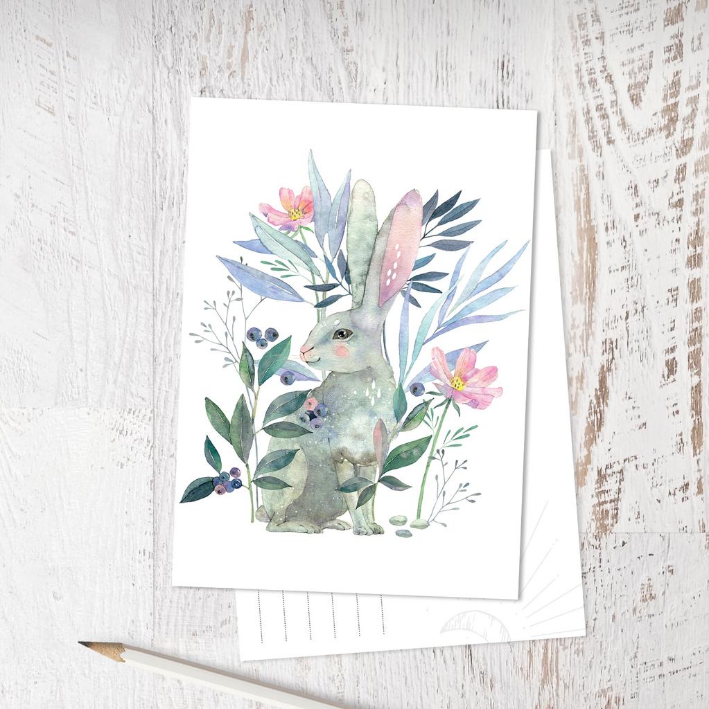 «Заяц в листьях»